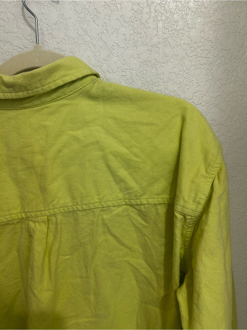 Universal Thread Lime Green Button-Down Shirt - Picture 5 of 7